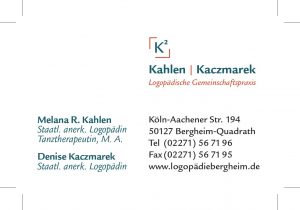 Logopädische Praxis Kahlen | Kaczmarek